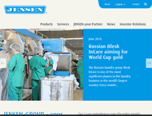 Tablet Screenshot of jensen-group.com